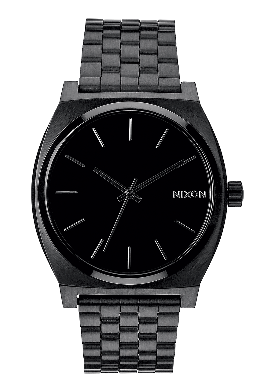 Time Teller Watch All Black Unisex Stainless Steel Analog Nixon US