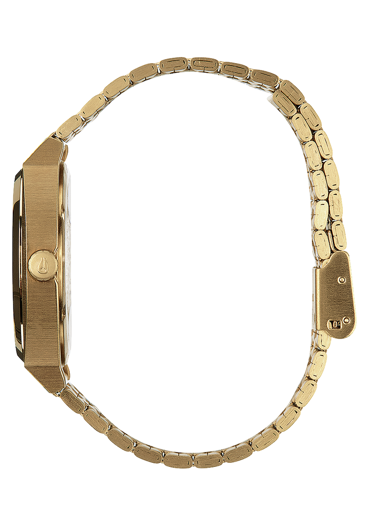 Time Teller Watch | Gold / Green Sunray | Unisex Stainless Steel