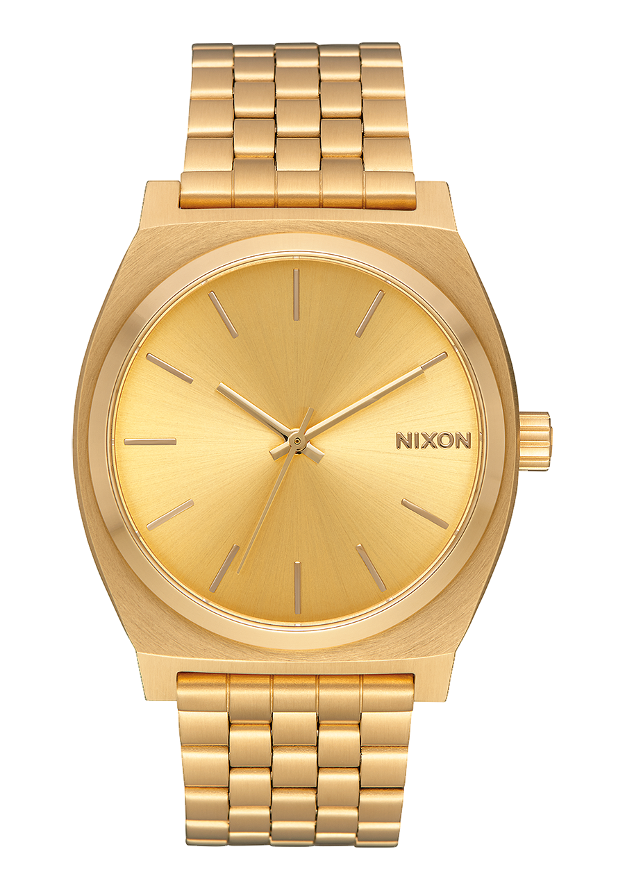 Time Teller Watch All Gold Gold Unisex Stainless Steel Analog Nixon US