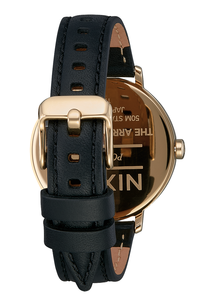 Arrow Leather Watch | Gold / Cream / Black | Leather – Nixon US