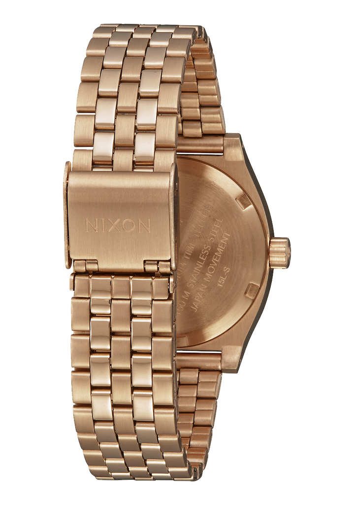 Nixon time teller deals rose gold