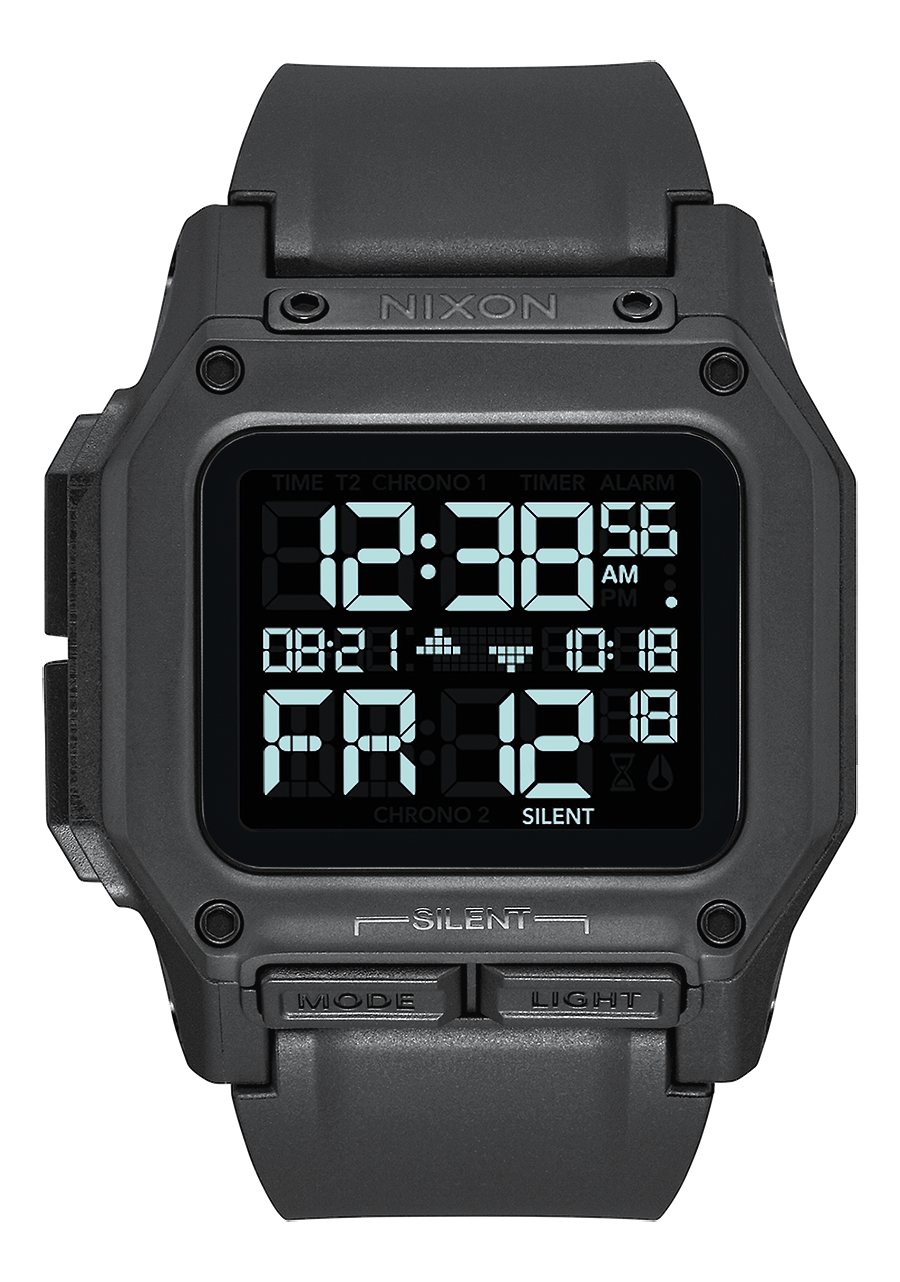 Regulus Watch All Black Digital Nixon US