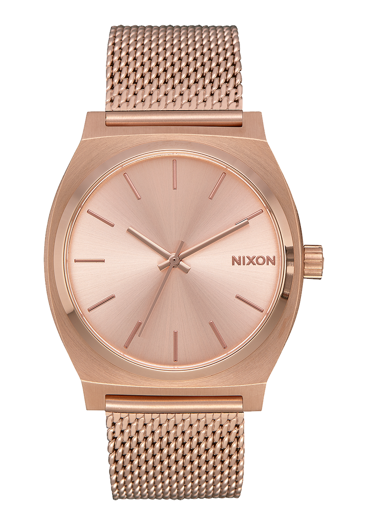 直送可 NIXON K SQUARED MILANESE (ALL ROSE GOLD) - 時計