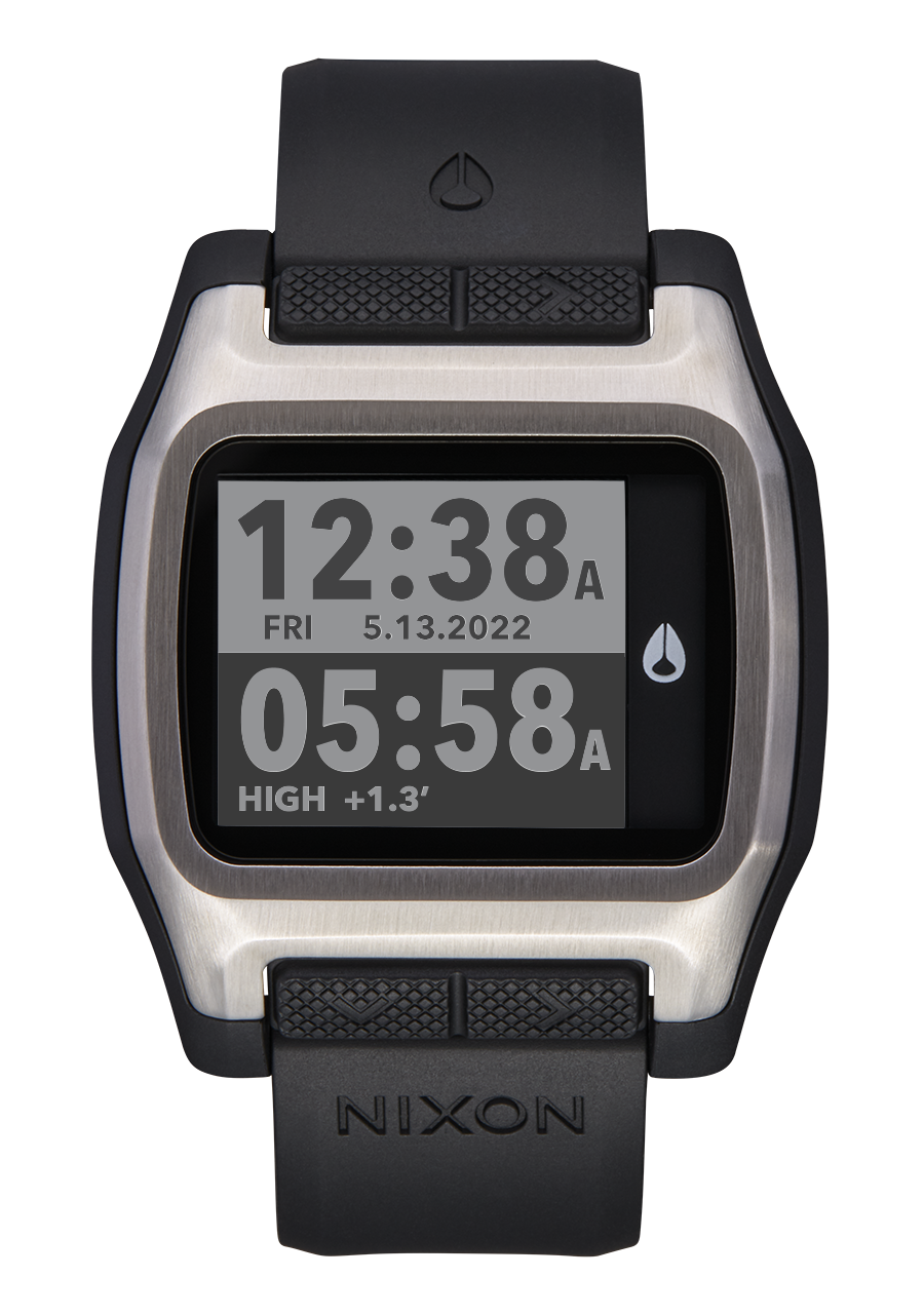 High Tide Watch | Silver / Black | Digital – Nixon US