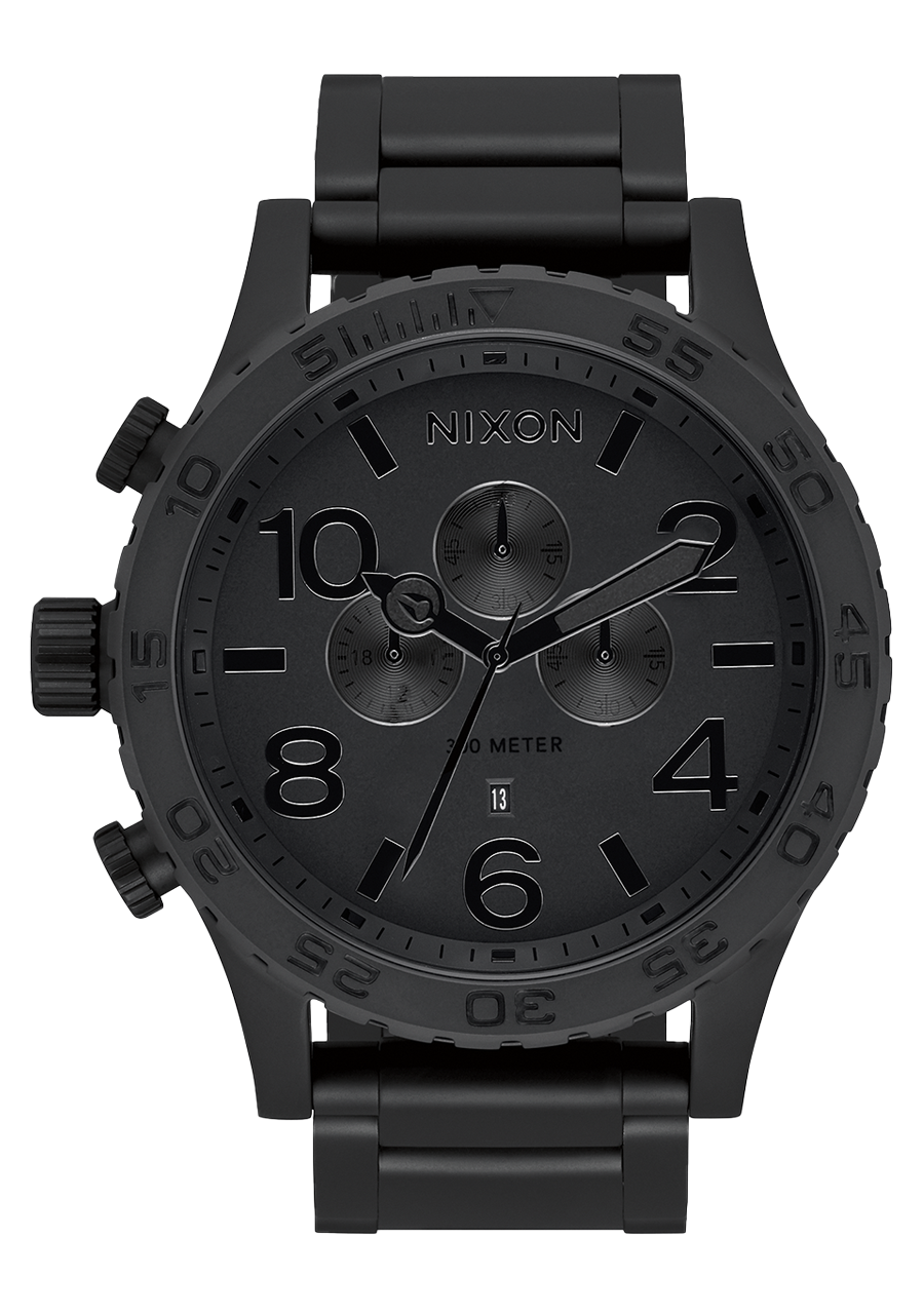 51 30 Chrono Watch All Matte Black Black Men s Stainless Steel Nixon US