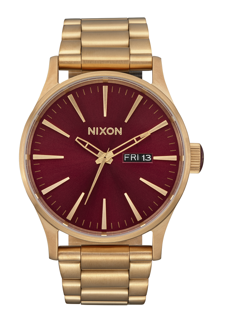 Sentry Stainless Steel - Oxblood Sunray / Gold