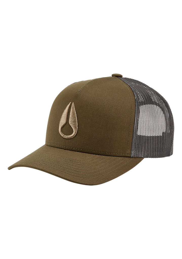 Iconed Trucker Hat | Dark Olive – Nixon US