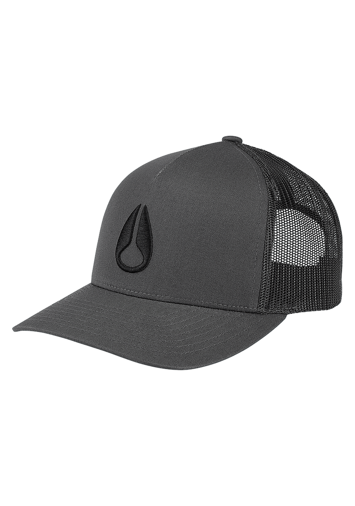 Iconed Trucker Hat | Charcoal / Black – Nixon US