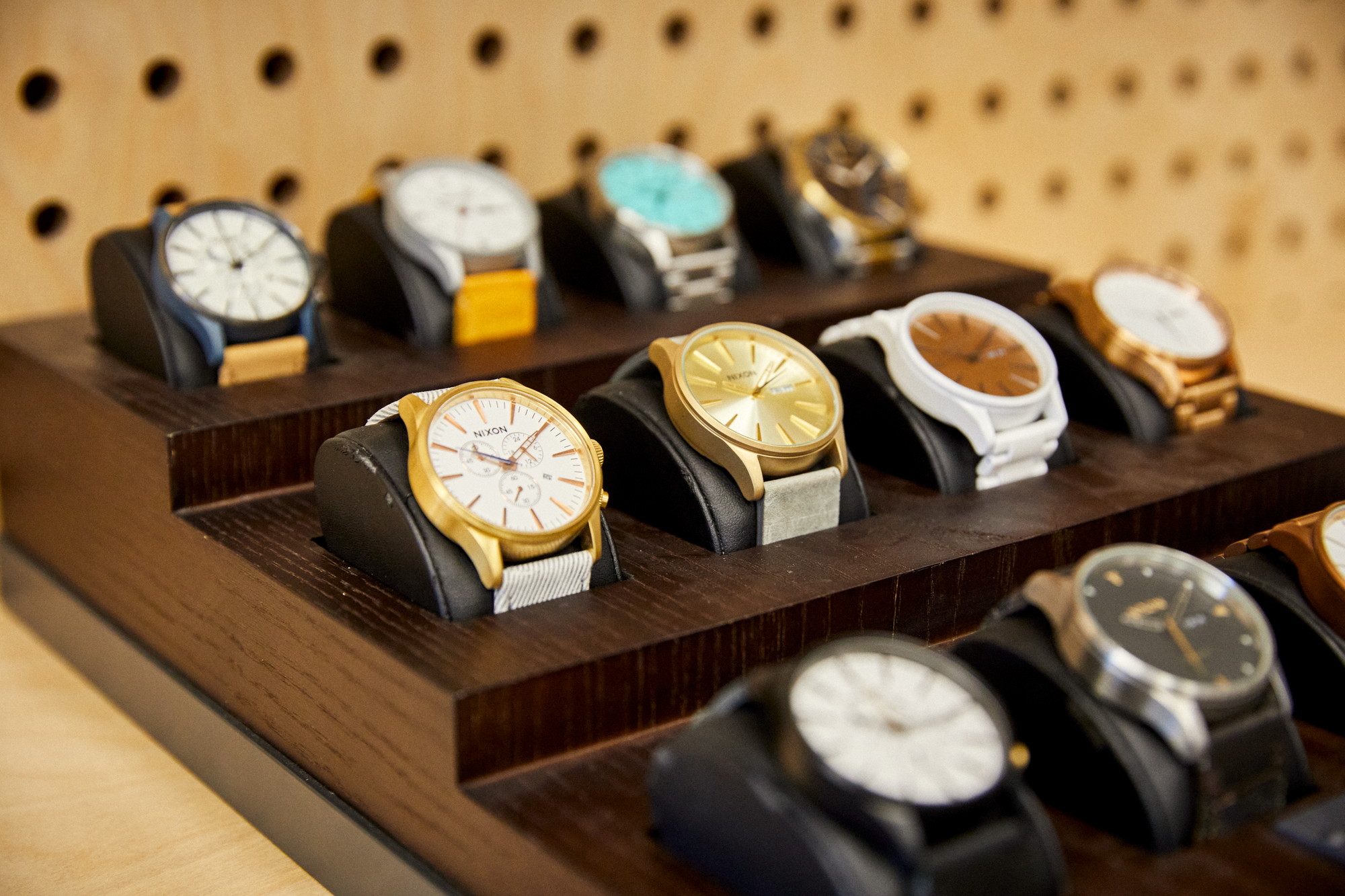 A collection of Nixon Sentry watches