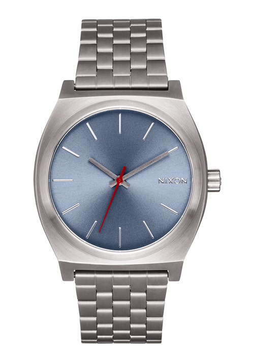 Time Teller Watch | Light Gunmetal / Dusty Blue | Unisex – Nixon US