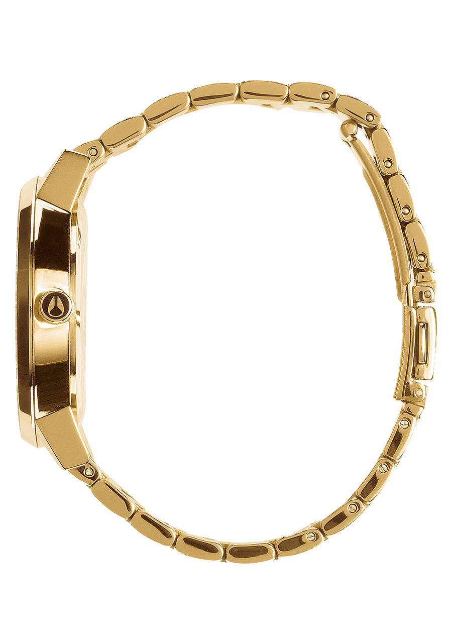 Kensington Watch | All Gold / Black Sunray | Women's Stainless