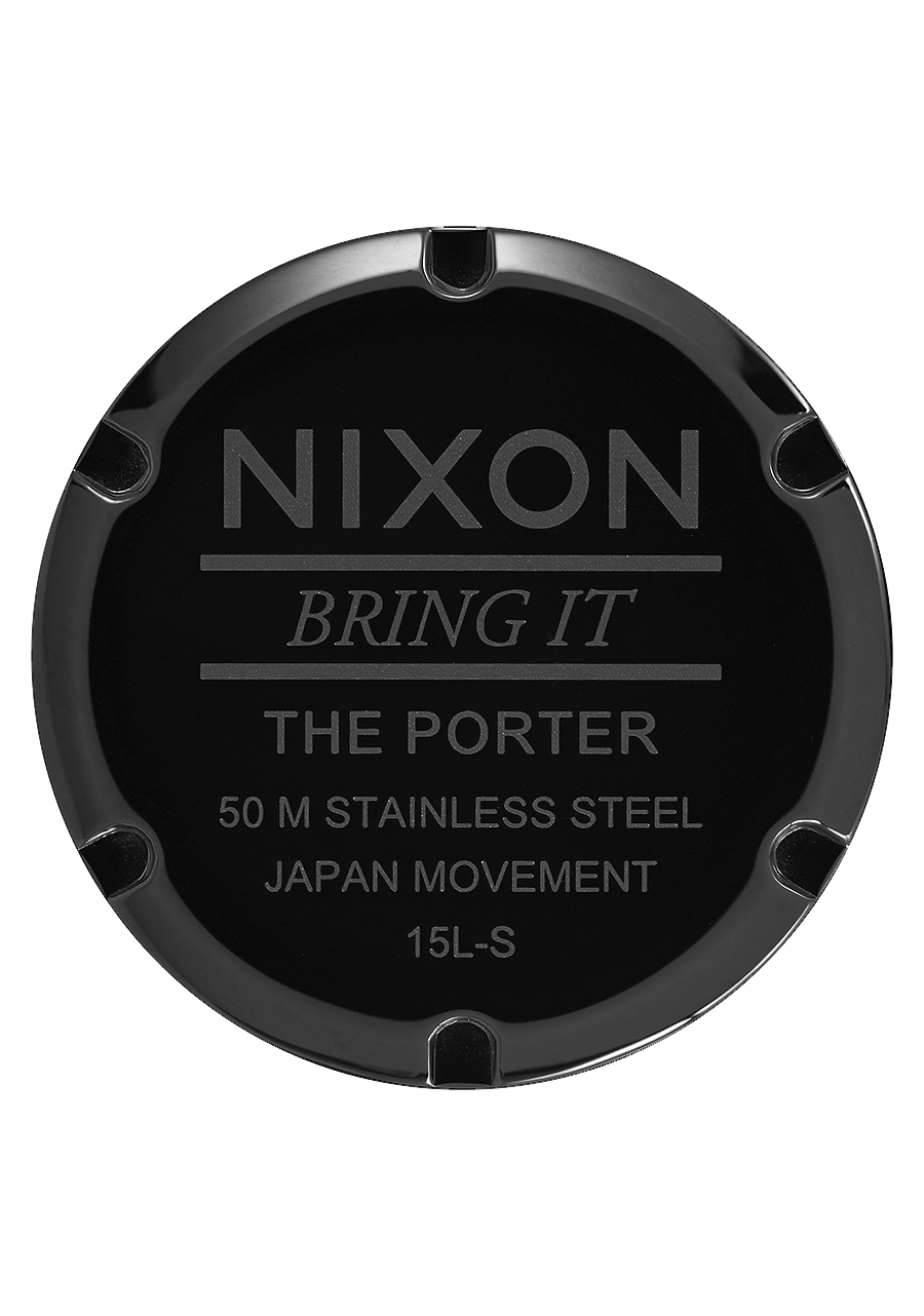 Porter Leather Watch | All Black | Unisex Leather – Nixon US