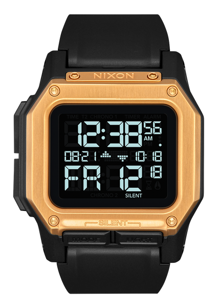 Regulus Watch | Black / Gold | Digital – Nixon US