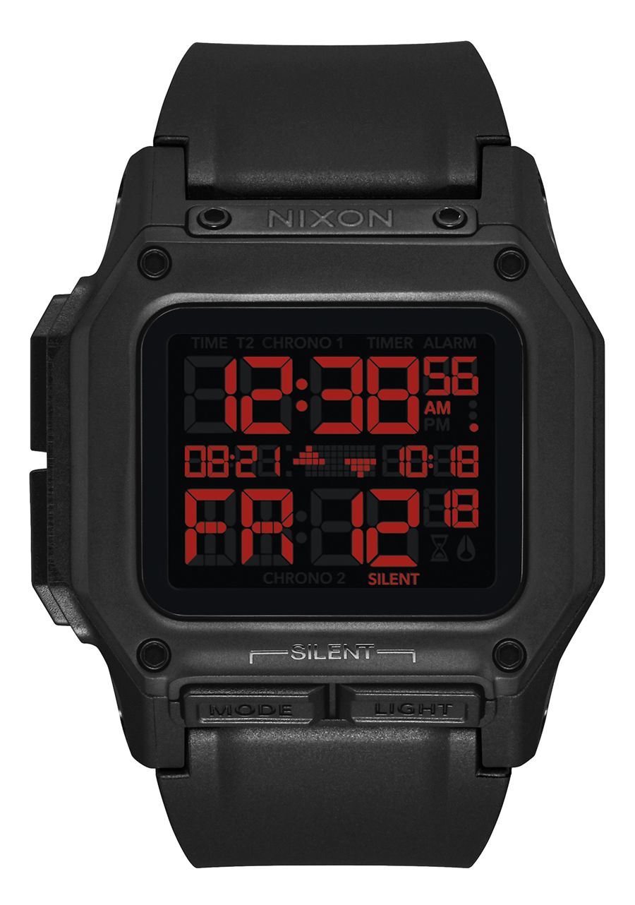 Nixon Regulus All Black/Red-