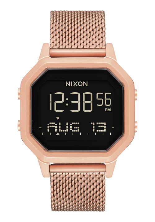 Siren Milanese Watch All Rose Gold Digital Nixon US