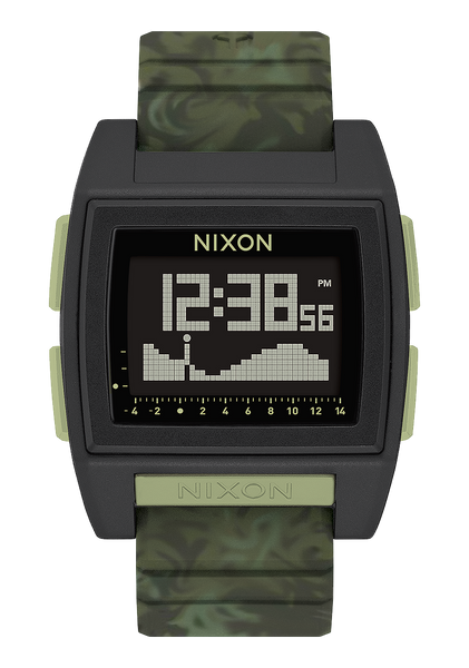 Base Tide Pro Watch | Green Camo | Digital – Nixon US