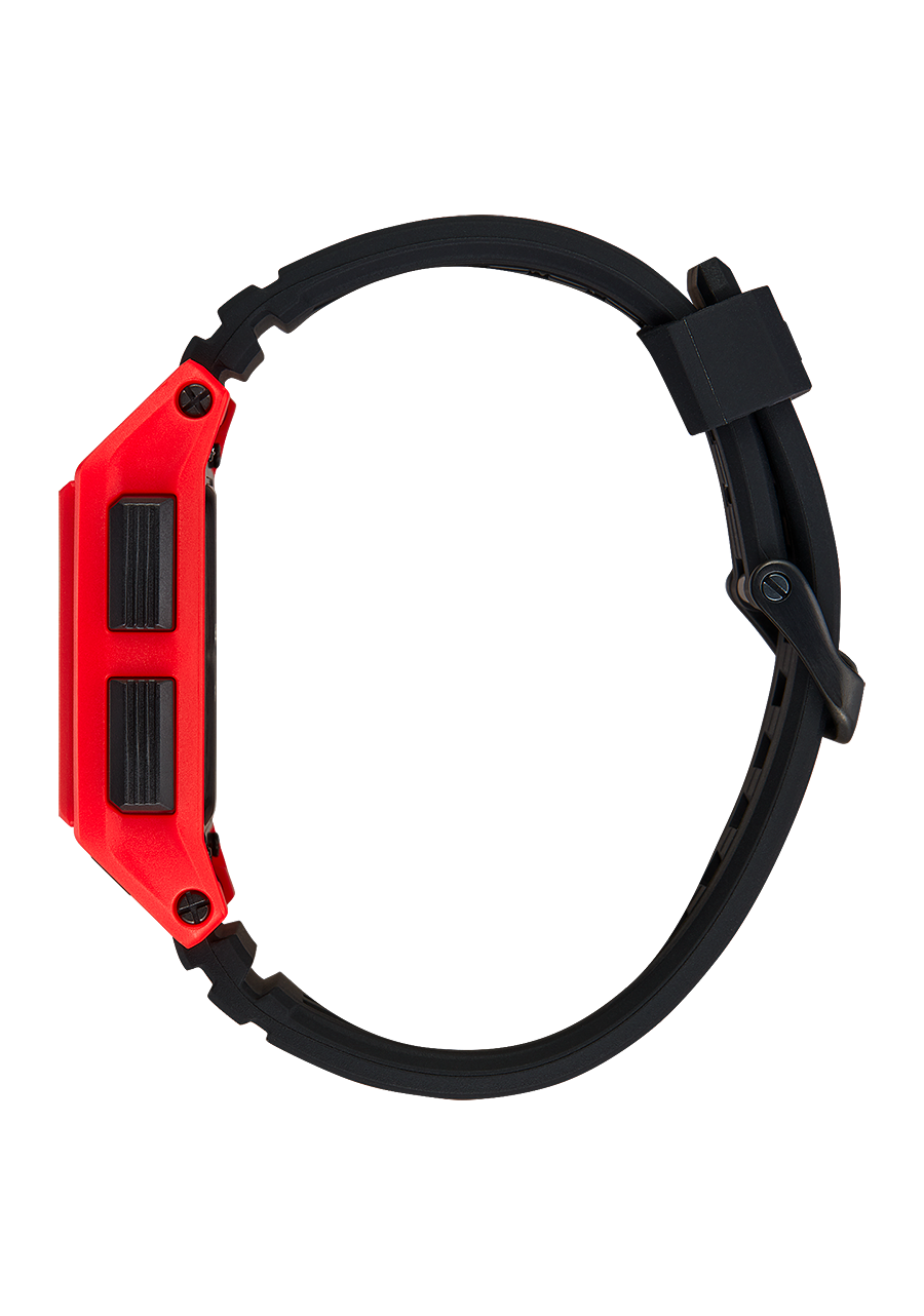 Base Tide Pro Watch | Red / Black | Digital – Nixon US