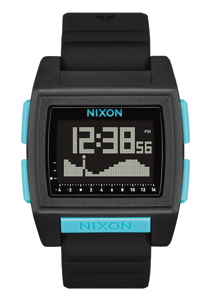 Base Tide Pro Watch | All Black / Blue | Digital – Nixon US