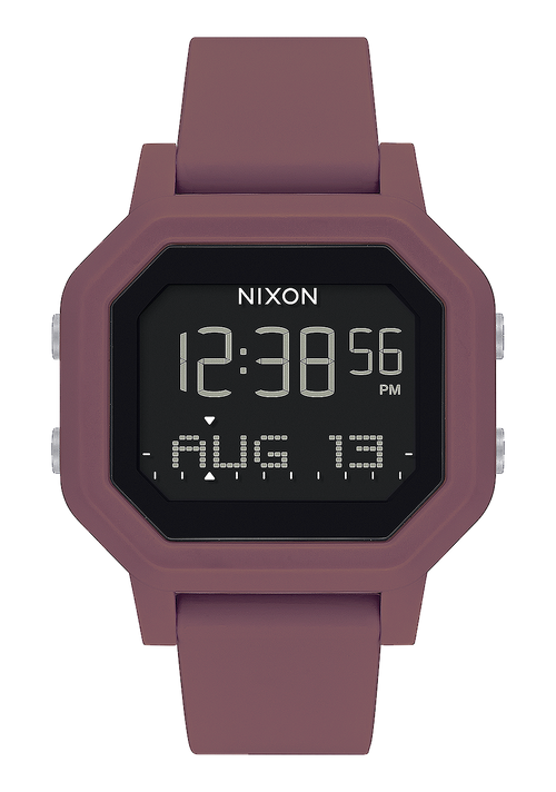 Siren Watch Burgundy Digital Nixon US