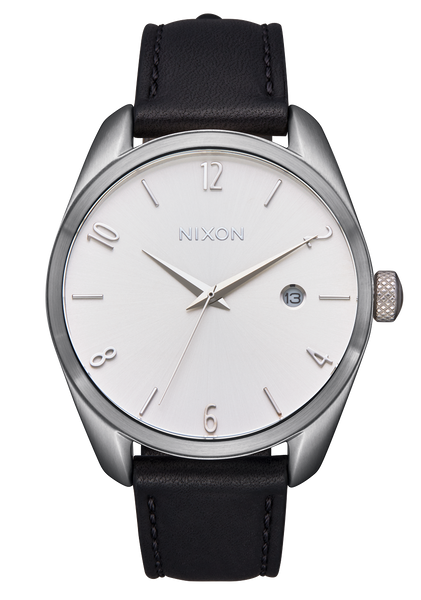 Thalia Watch | Silver / Black | Leather | Women's – Nixon US