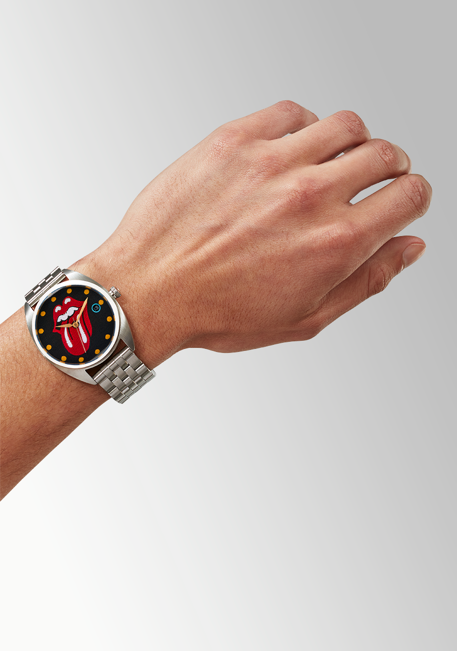 Rolling Stones Primacy Watch | Silver / Black | Automatic – Nixon US