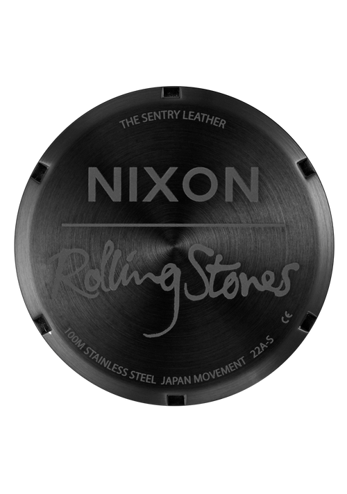 Rolling Stones Sentry Leather - All Black