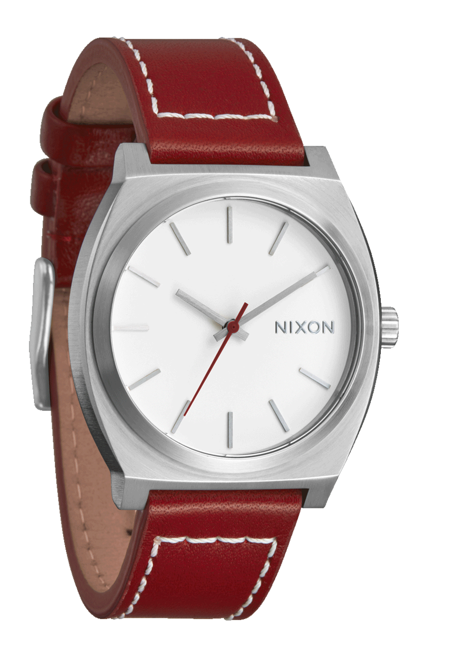 Nixon time teller hot sale deluxe leather