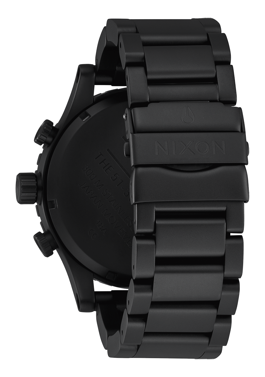 51-30 Chrono Watch | All Matte Black / Black | Men's Stainless