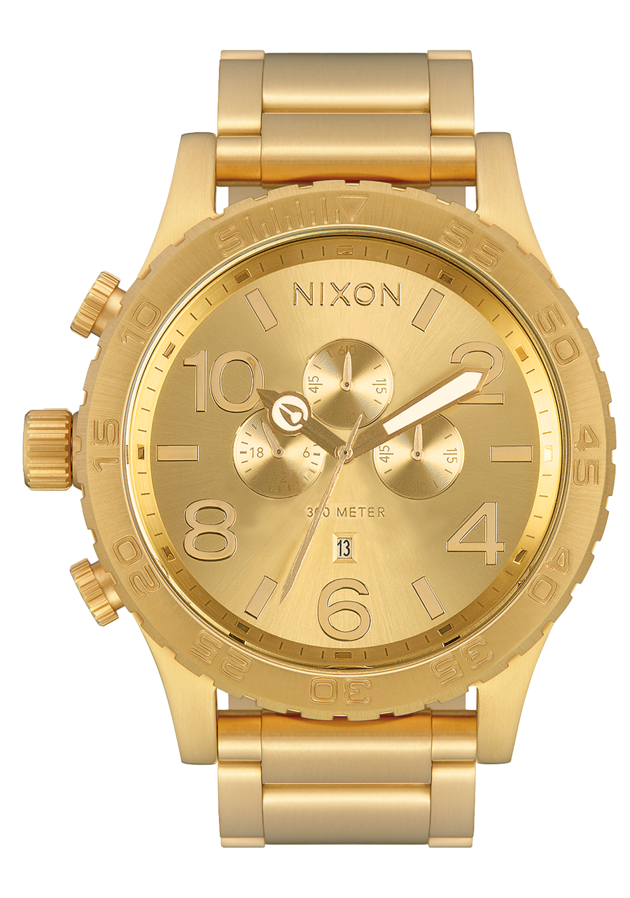51-30 Chrono Watch | All Gold | Men's Stainless Steel – Nixon US