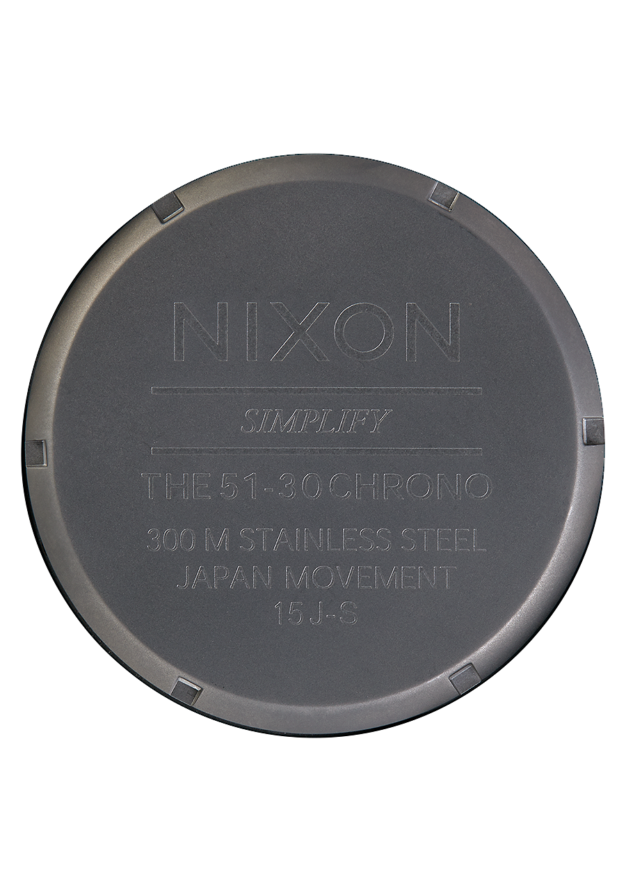 51-30 Chrono Watch | All Gunmetal | Men's Stainless Steel – Nixon US