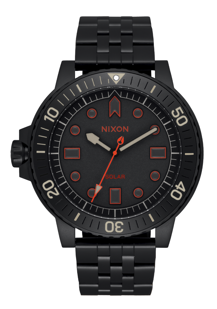 Stinger 44 Watch | All Black / Lum | Stainless Steel Dive Watch