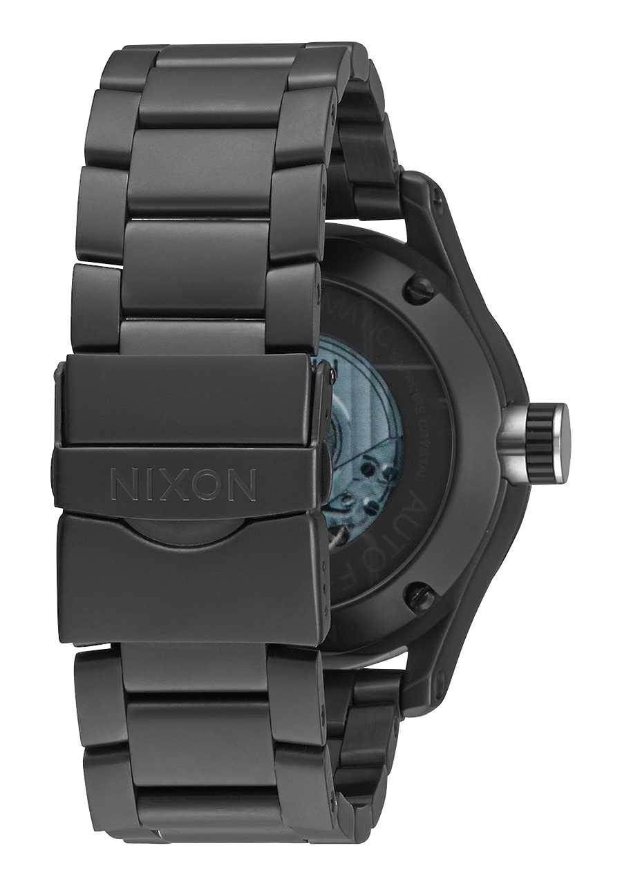 Automatic Watch | All Black / Red | Automatic – Nixon US