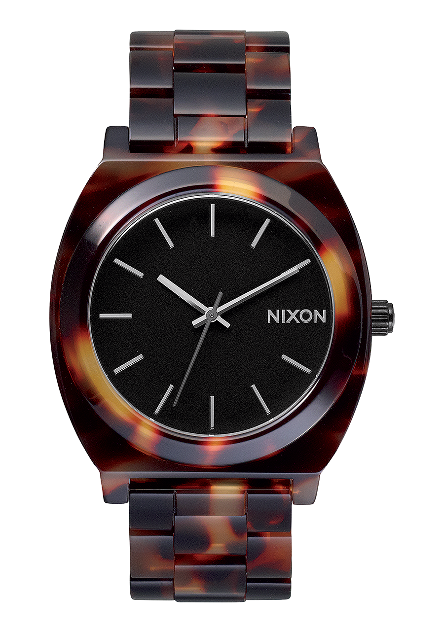NIXON◆クォーツ腕時計/アナログ/-/BLU/BLU/THE TIME TELLER ACETATE