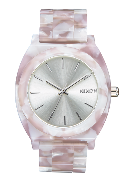 Time Teller Acetate Watch | Pink / Silver | Unisex Acetate – Nixon US