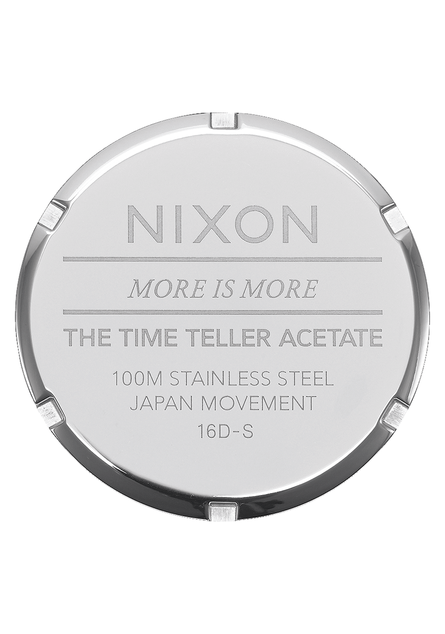 Time Teller Acetate Watch | Pink / Silver | Unisex Acetate – Nixon US