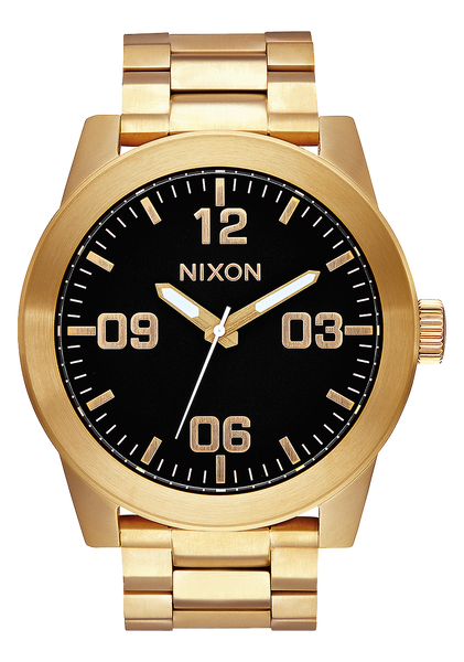 Nixon Men 's watch factory face. Black and blue. 11G