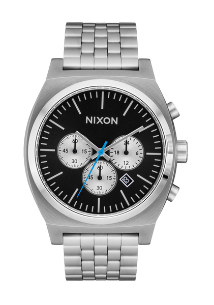 Nixon time teller chrono leather shop