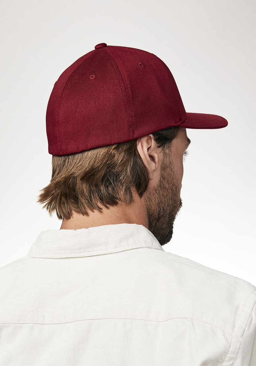 Athletic Hat Fit | Nixon Flexfit Deep White US Down / – Burgundy