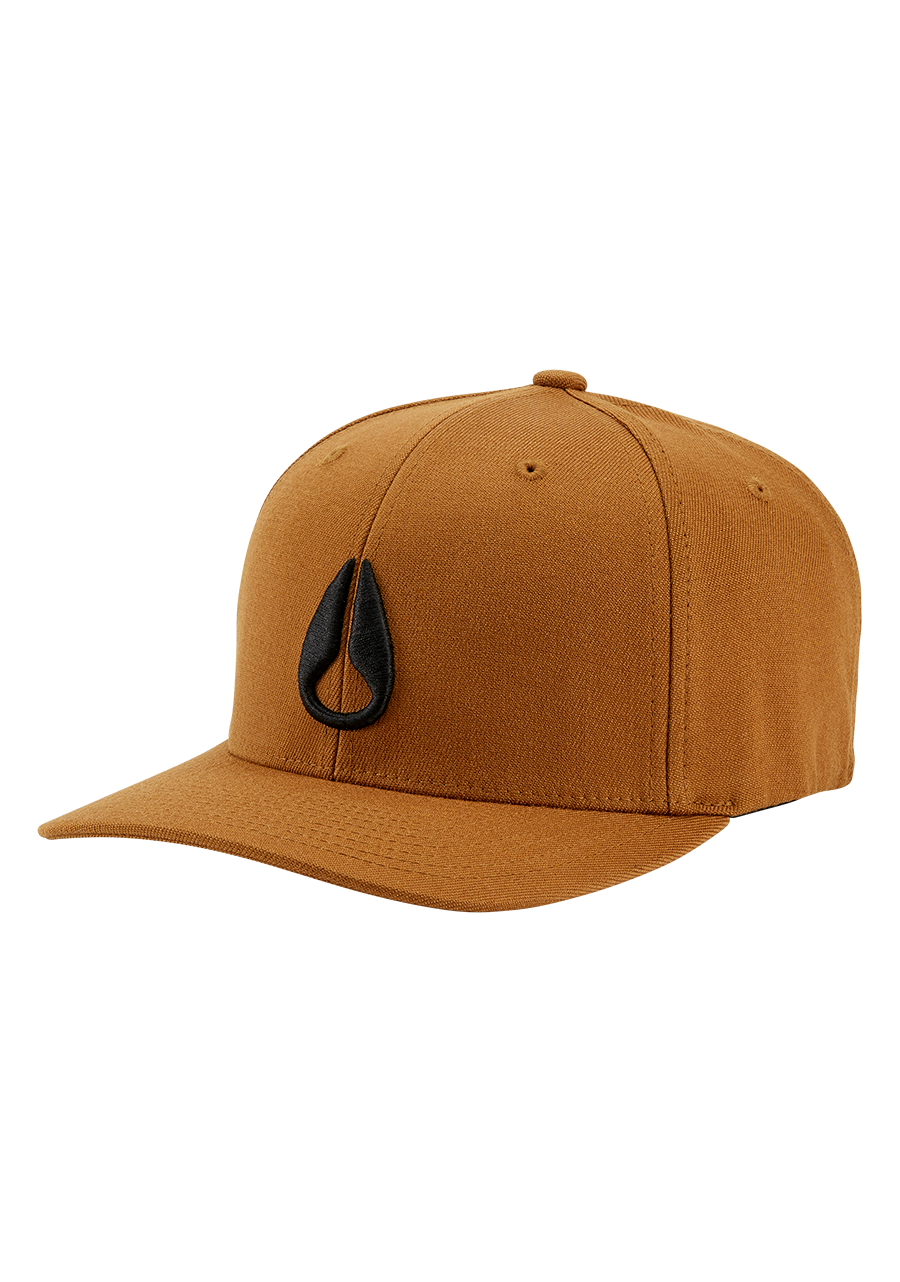 Deep Down Flexfit Athletic Fit Black | US / – Nixon Brown Hat