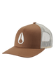 Iconed Trucker Hat - Brown / Off White