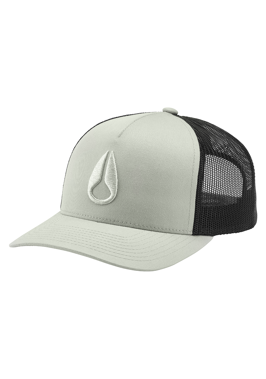 Iconed Trucker Hat | Moss US Nixon Mist –