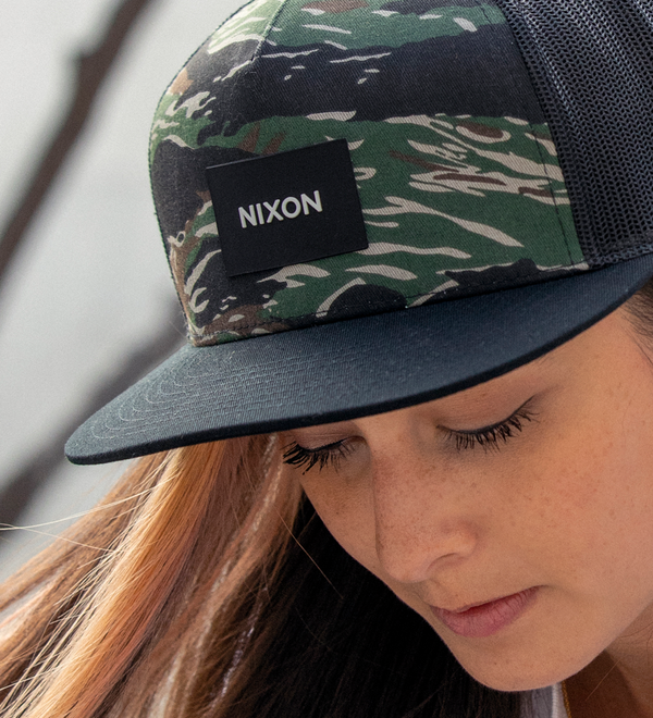 Team Trucker Hat - Tiger Camo