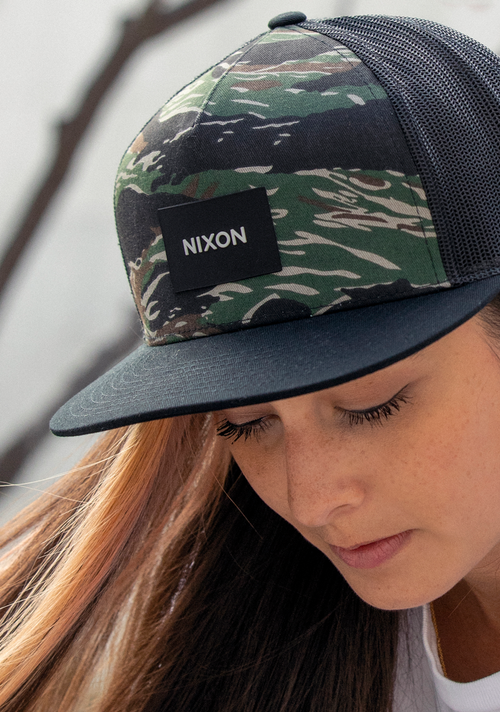 Team Trucker Hat - Tiger Camo