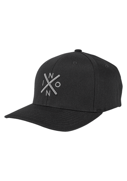 Exchange Flexfit Hat | – Charcoal US / Nixon Black