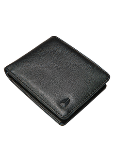 Pass Vegan Leather Wallet - Black