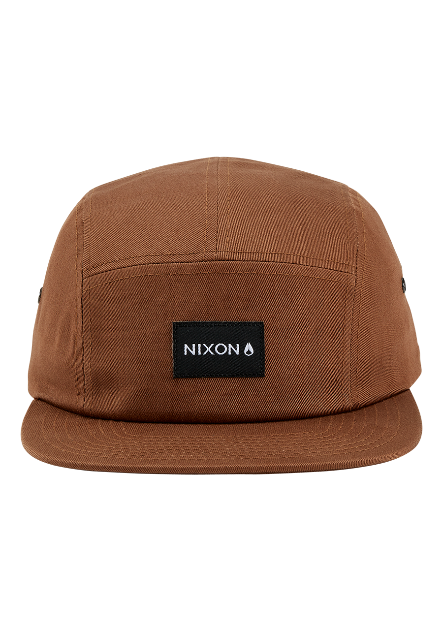 Mikey 5 Panel Hat - Brown