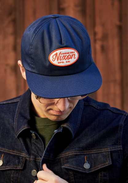 Axle Cotton Hat - Navy View 3