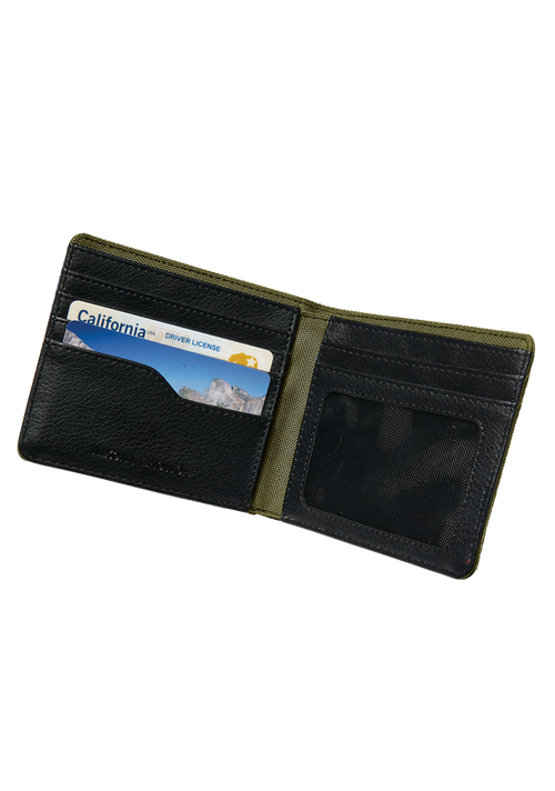 Showoff Wallet - Olive Dot Camo