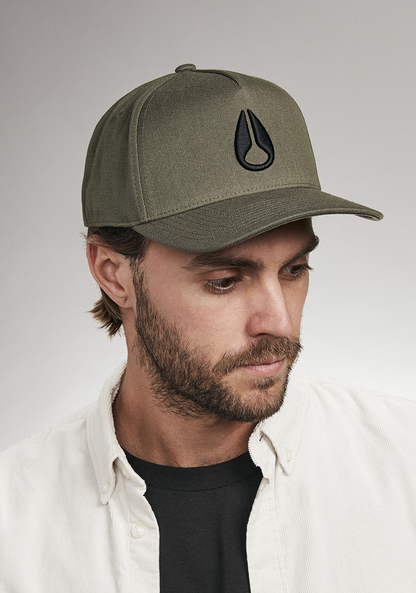 Deep Down Athletic Snapback - Olive / Black View 6