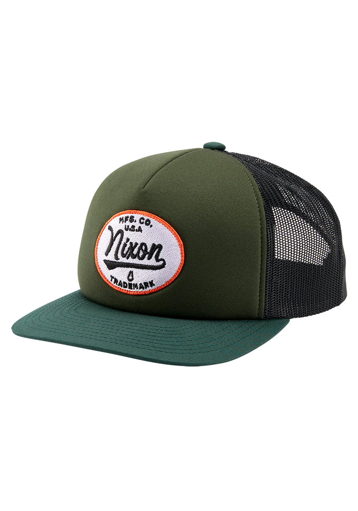 Tioga Trucker Hat | Dark Olive / Black – Nixon US